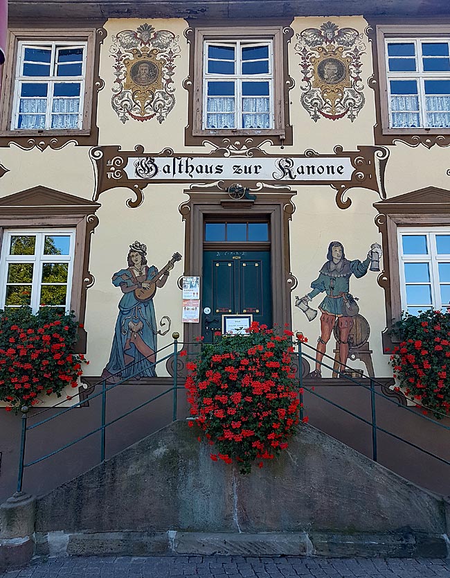 Haslach Gasthaus Kanone, 1807, Gründungsort der Narrhalla