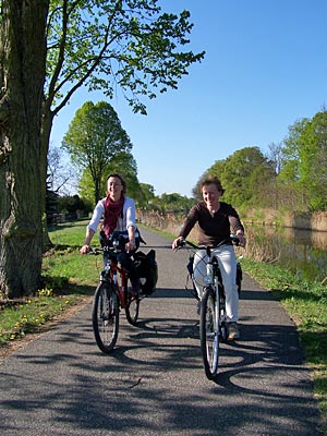 Brandenburg - Radweg am Voss-Kanal entlang (von Zehdenick bis Bischofswerder)