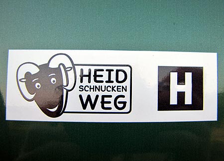 Lüneburger Heide - Heidschnuckenweg - Wegbeschilderung