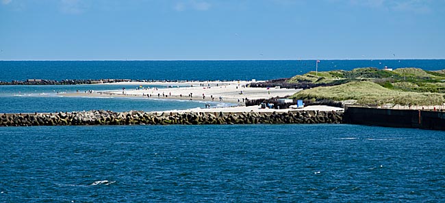 Helgoland - Blick hinüber zur Düne