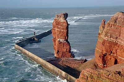 Helgoland - Blick auf die lange Anna