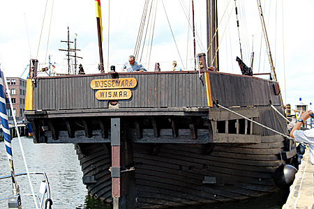 Mecklenburg - Kogge Wissemara in der Hansestadt Wismar