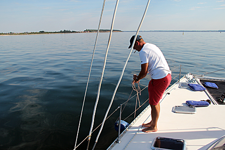 Mecklenburg - Ostseeküste - An Bord des Katamarans Viamar