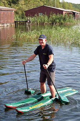 Mecklenburg - Seen - Mit Schwimmschuhen unterwegs