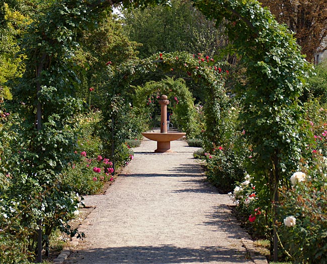 Offenburg Gartenanlage vor der Stadtmauer an der Grabenallee