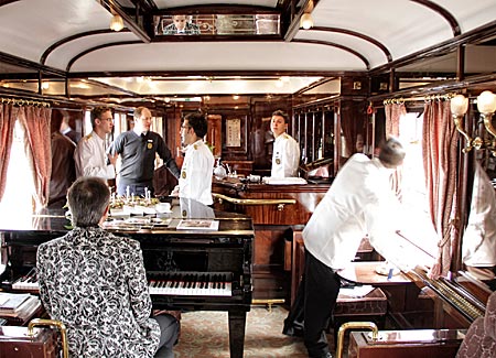 Venice Simplon-Orient Express - im Barwagen