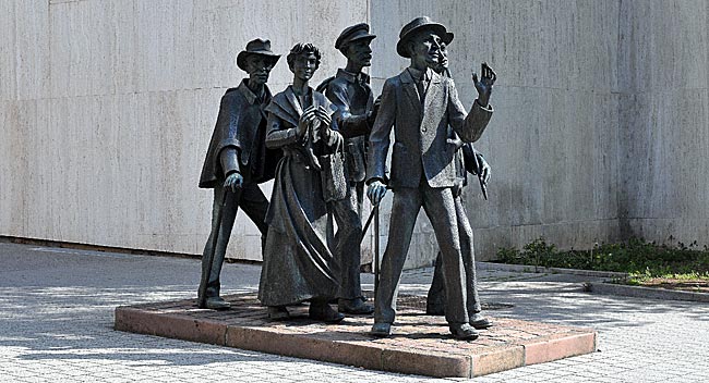 Pforzheim in Baden-Württemberg - Rassler-Denkmal