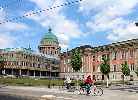 Potsdam - Historische-Mitte Fachhochschule, Nikolaikirche und Landtag, Drehort für den Film DIE WELLE