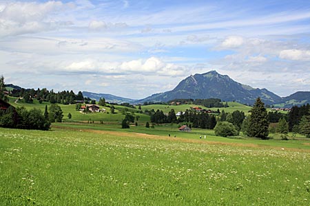 Allgäu - Blick über die Landschaft