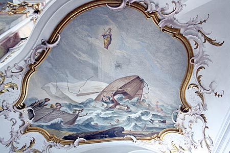 In der barocken Wallfahrtskirche in Maria Steinbach