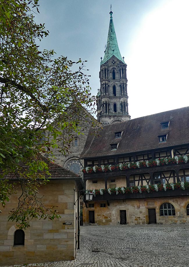 Bamberg, Alte Hofhaltung, Innenhof
