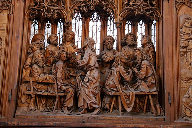 Rothenburg ob der Tauber - Heilig-Blut-Altar von Tilman Riemenschneider in der St. Jakobskirche