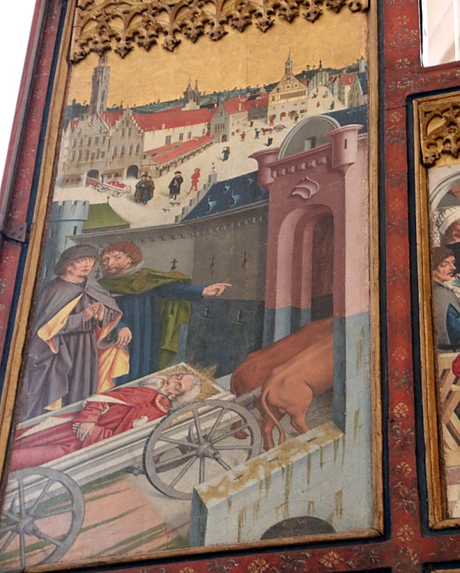 Rothenburg ob der Tauber - Malerei von Friedrich Herlin