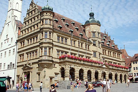 Rotheburg ob der Tauber - das Rathaus