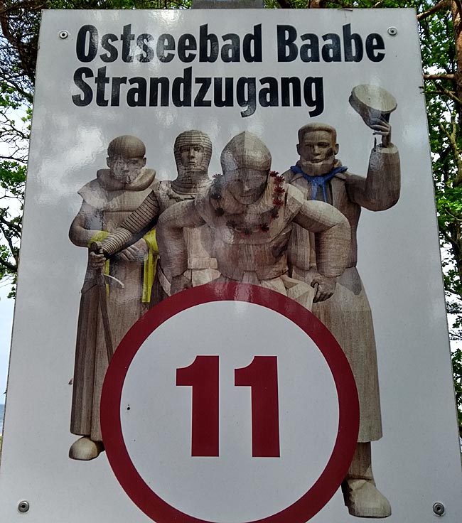 Rügen - Strandzugang in Baabe