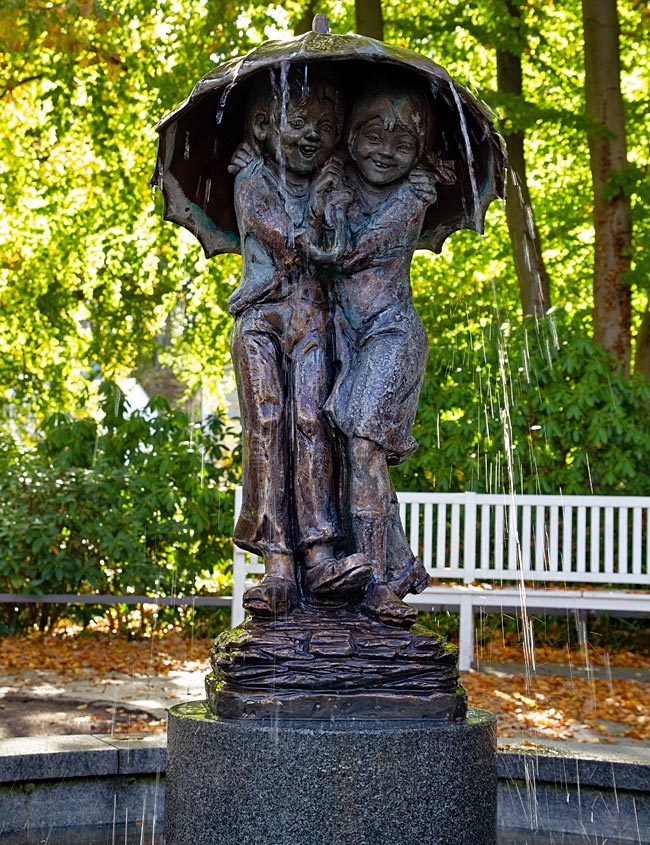 Binz auf Rügen - Brunnen im Kurpark