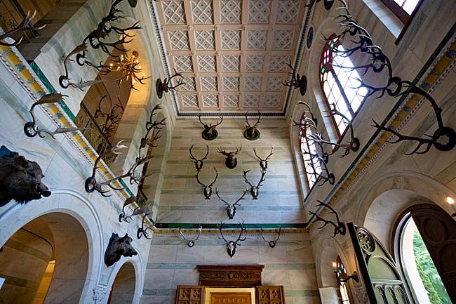 Jagdschloss Granitz auf Rügen - In der Eingangshalle