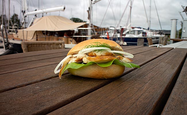 Rügen - Fischbrötchen in Seedorf