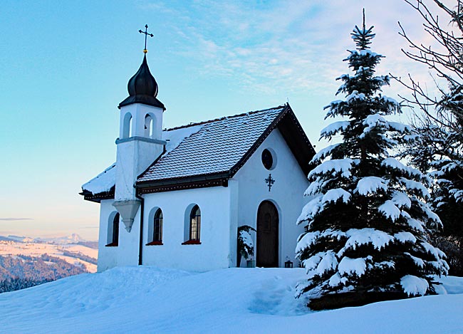 Scheidegg im Westallgäu - ökumenische Hubertus-Kapelle