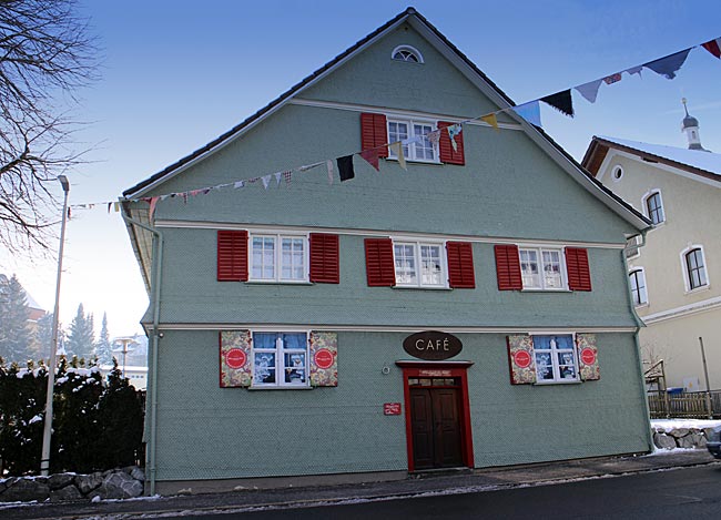 Scheidegg im Westallgäu - Haus mit Schindeln