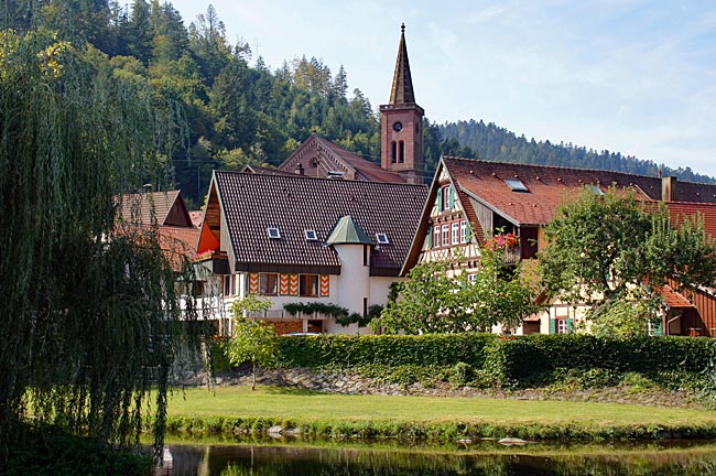 Schiltach: Blick auf die ev. Stadtkirche