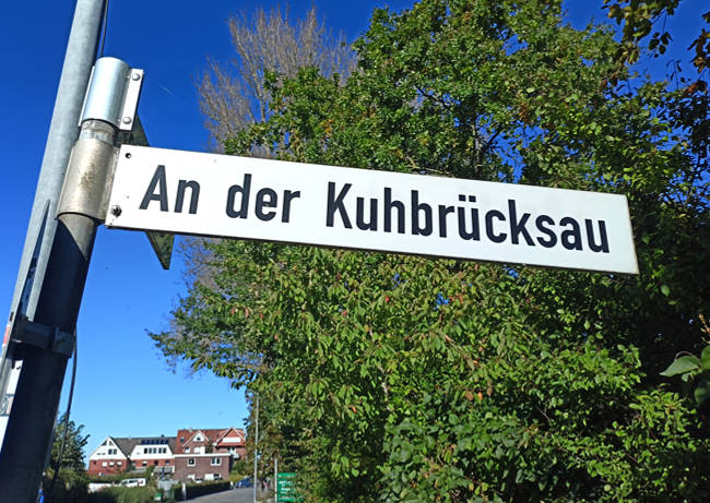 Straßenschild in Kalifornien - Schönberger Strand - Probstei