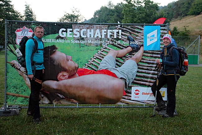 24 Stunden Marathon-Wanderung im bayerischen Spessart