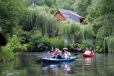 Spreewald - Kanuten auf den Kanälen