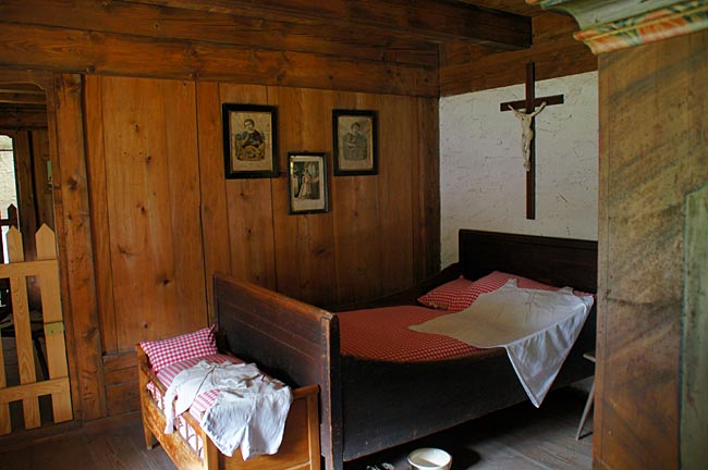 Freilichtmuseum Vogtsbauernhof Gutach: Hotzenwaldhaus - Einblick