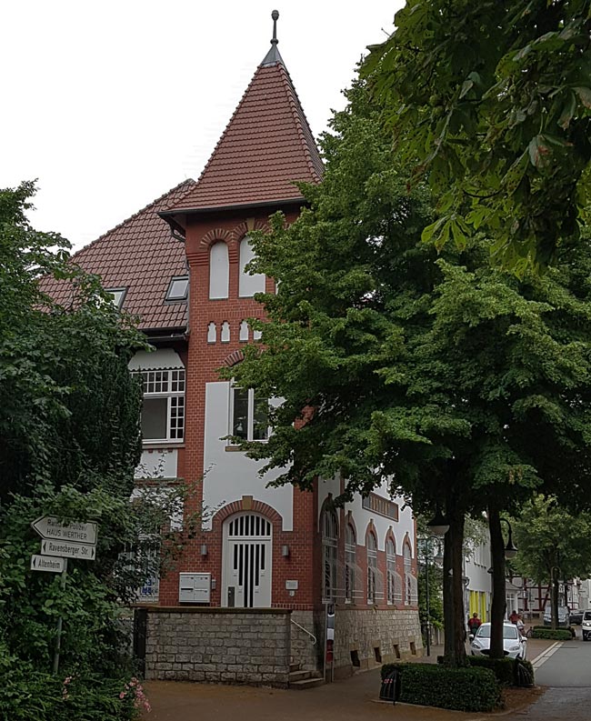 Werther  Ravensburger Str. 222 Postgebäude 1907/8