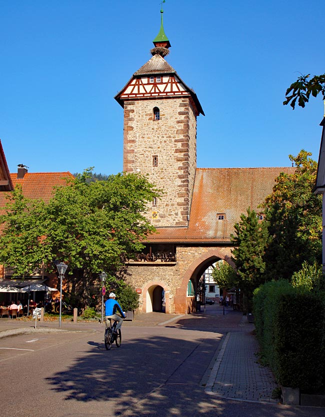 Zell am Harmersbach - Storchenturm und Stadttor
