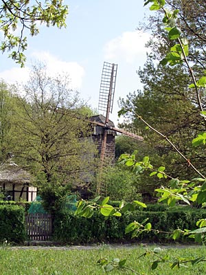 Münster - Bockwindmühle im Mühlenhof