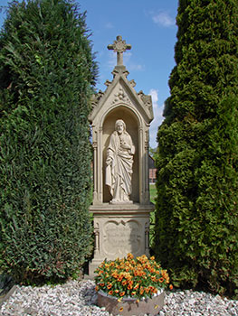 Auf dem Weg hinauf auf die Baumberge