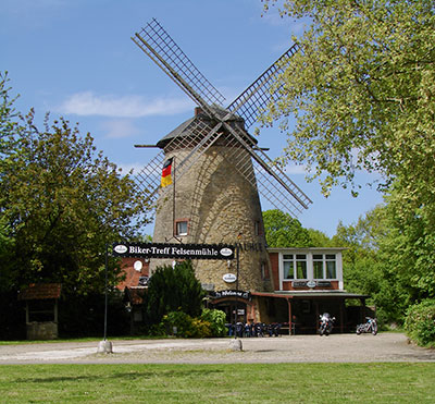 Die Felsenmühle von Ochtrup - der Bikertreff im Westmünsterland