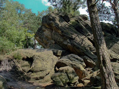 Münsterland: Bizarre Felsenlandschaft: Dörenther Klippen bei Ibbenbüren