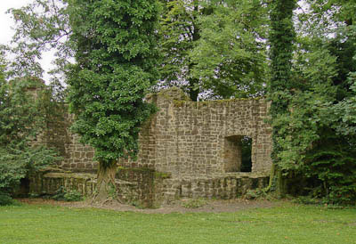 Münsterland: Auf dem Burgareal der Höhenburg (Tecklenburg)