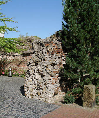 Münsterland: Reste der alten Burganlage von Vreden