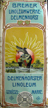 Linoleum made in Delmenhorst