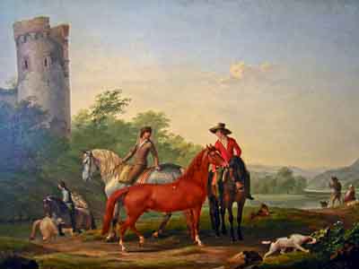 Johann Georg Pforr: Pferde an der Tränke, 1794