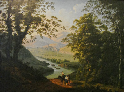 Ludwig Philipp Starck: Ansicht von Birkenfeld, 1815, LMO26.893