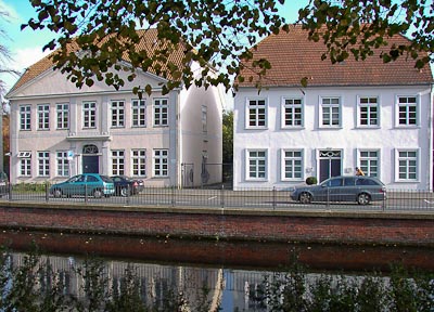 Klassizistische Kavaliershäuser an der Huntestrasse (Oldenburg)