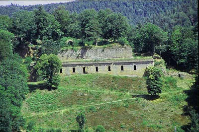 Bastionen sind Teil der Zitadelle von Bitche