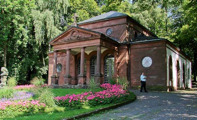 Der Carolinensaal am Alten Friedhof in Pirmasens