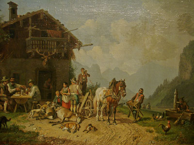 Heinrich Bürkel: Nach der Jagd