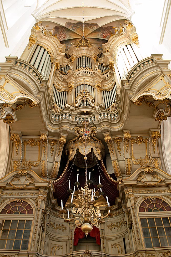 Rostock - Marienkirche - Orgel mit Fürstenempore