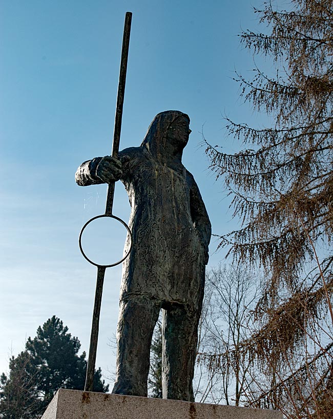 Rostock - Statue am Glockengießerhof