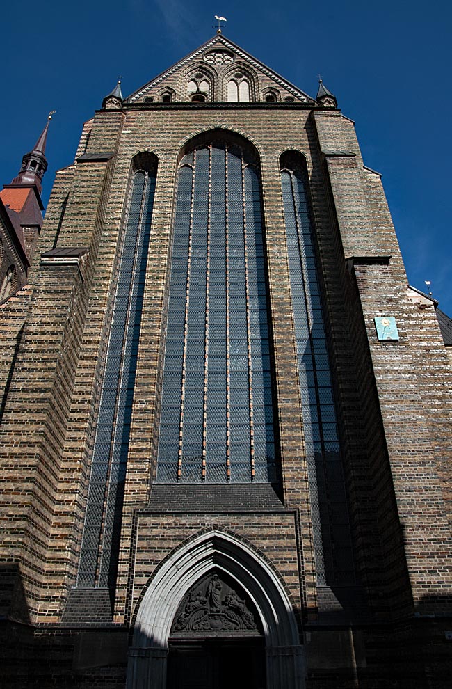Rostock - Marienkirche - Südseite des Querhauses