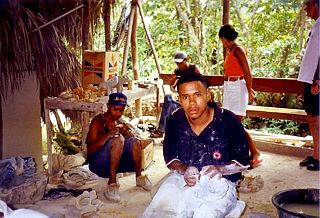 Dominikanische Republik - Steinwerkstatt