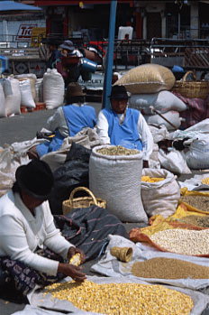 Ecuador Quito Markt