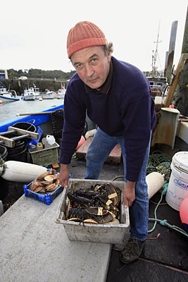 England Guernsey Fischeinkauf